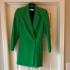 Green Women's Blazer Coat